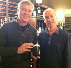 David O'Reilly, with Wyn Cooper, at Windham Wines