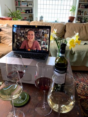 Wine and Facetime